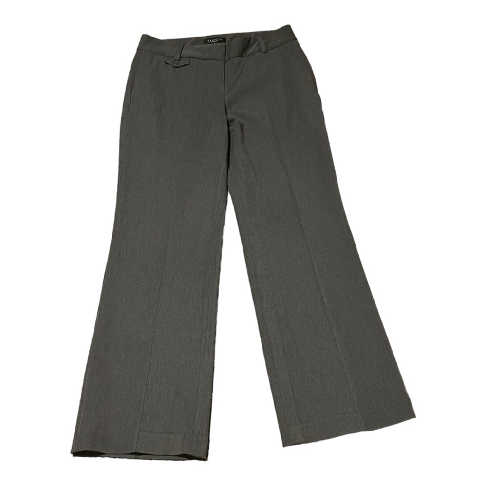 Talbots Gray Casual Wear Pants Women’s 6 Stretch Work Comfort Fit Fall Winter